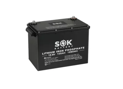 SOK 12v 100Ah Marine Grade Lithium Battery